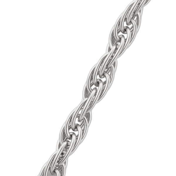 1.5mm Riviera anklet – Steel