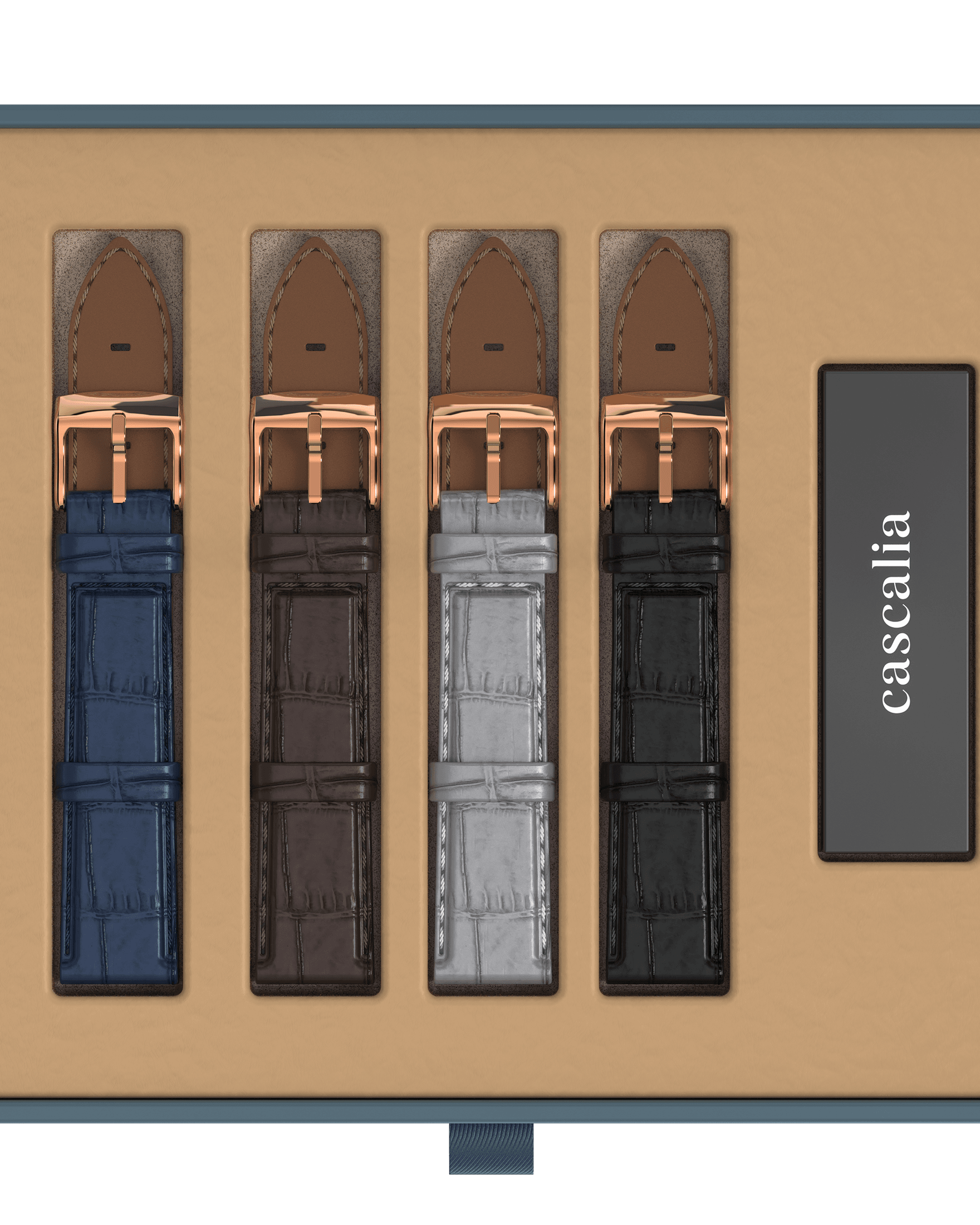 Alligator bracelet set - Cascalia