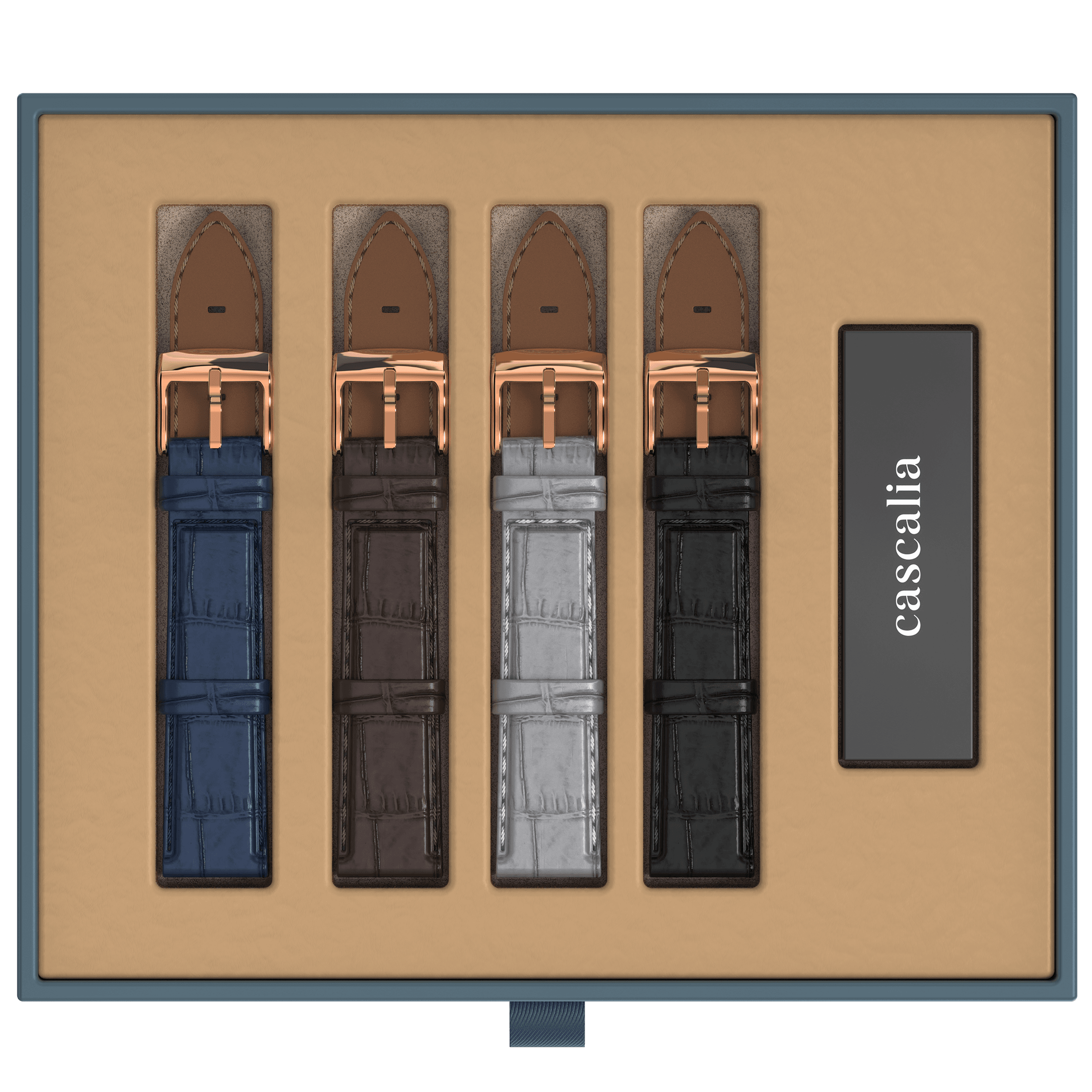 Alligator bracelet set - Cascalia