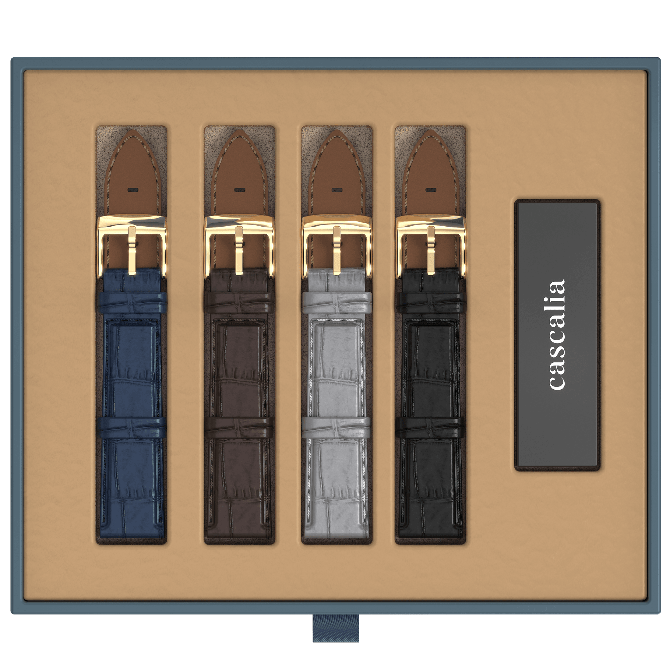 Alligator bracelet set - Cascalia