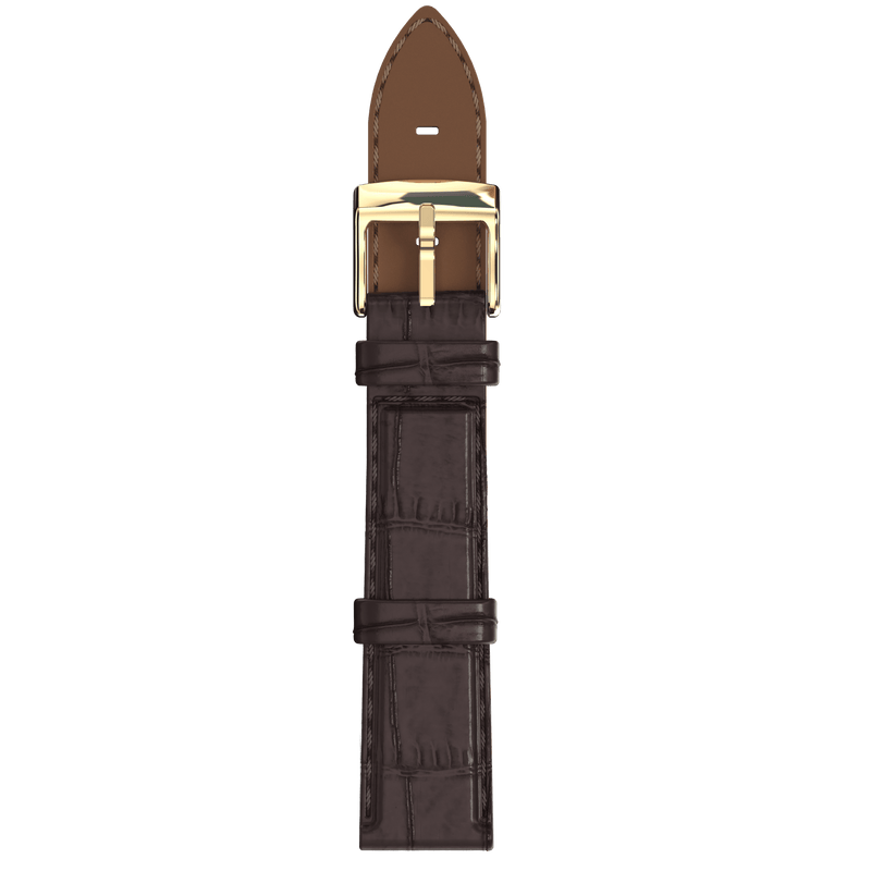 Brown alligator Strap
