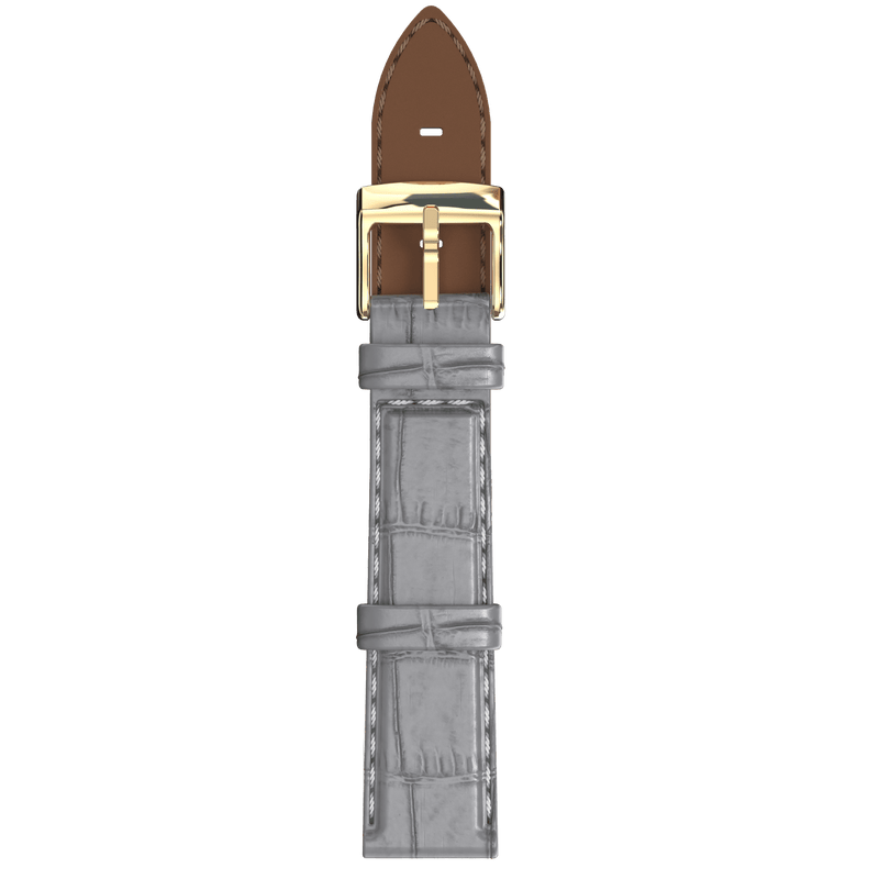 Grey alligator Strap