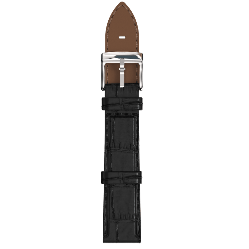 Black alligator Strap