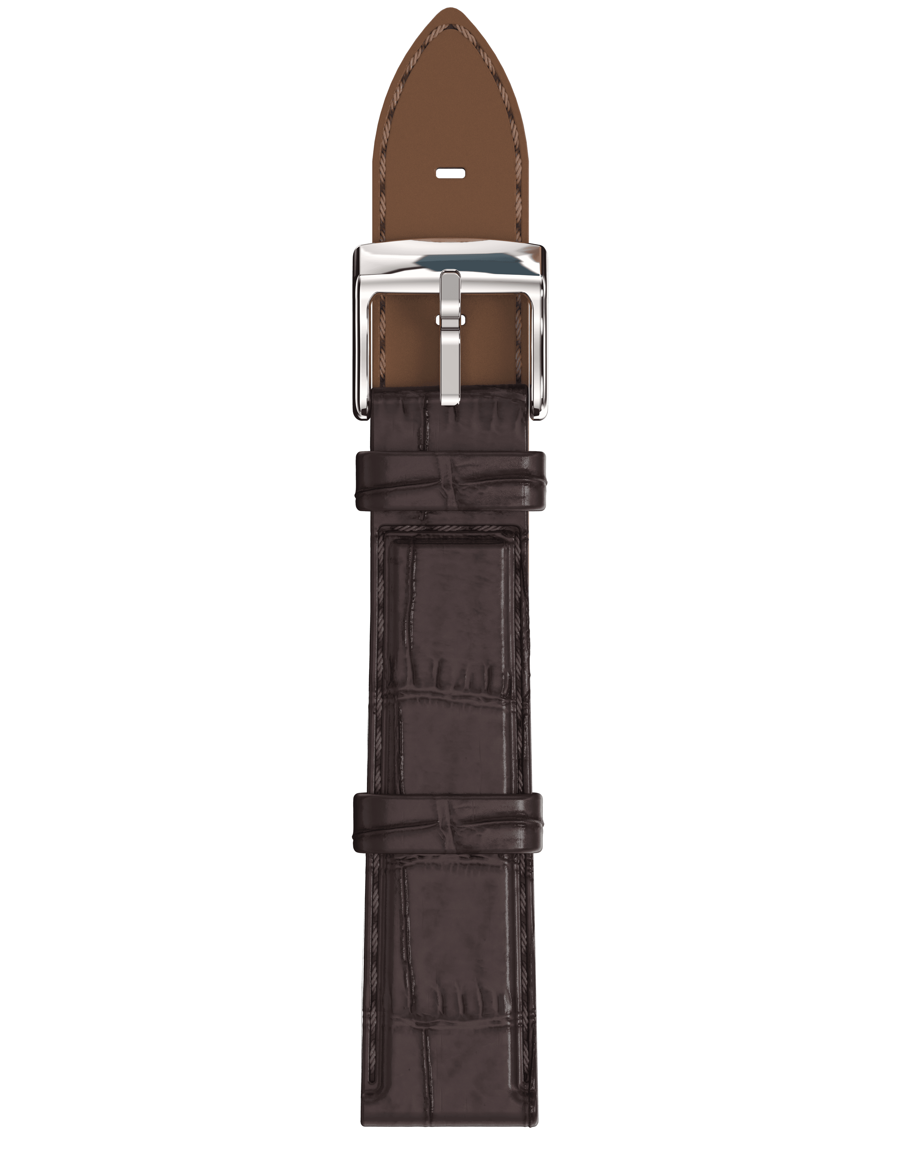 Brown alligator Strap - Cascalia