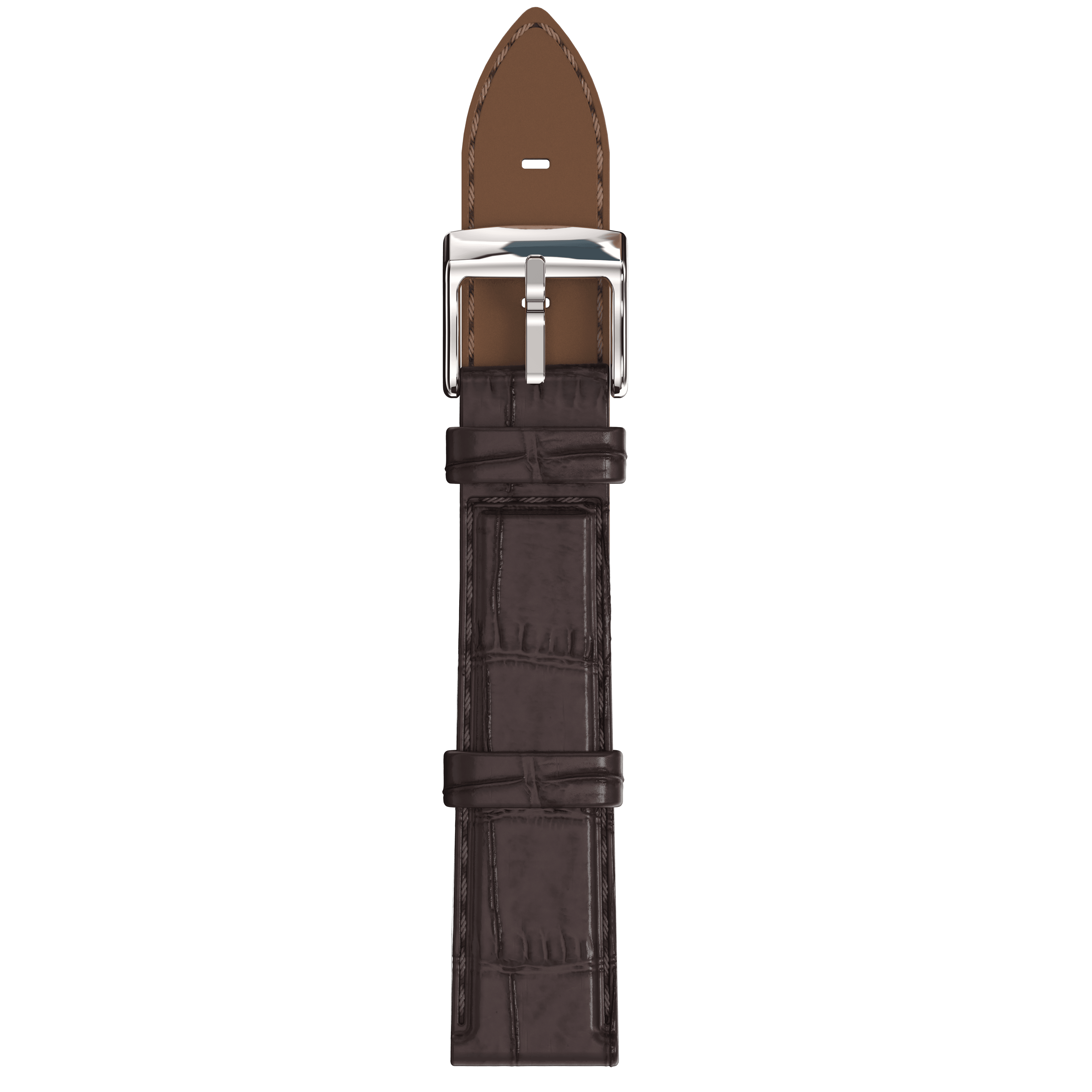 Brown alligator Strap - Cascalia