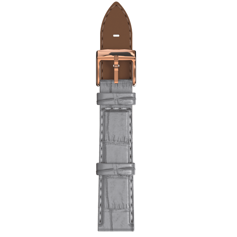 Grey alligator Strap