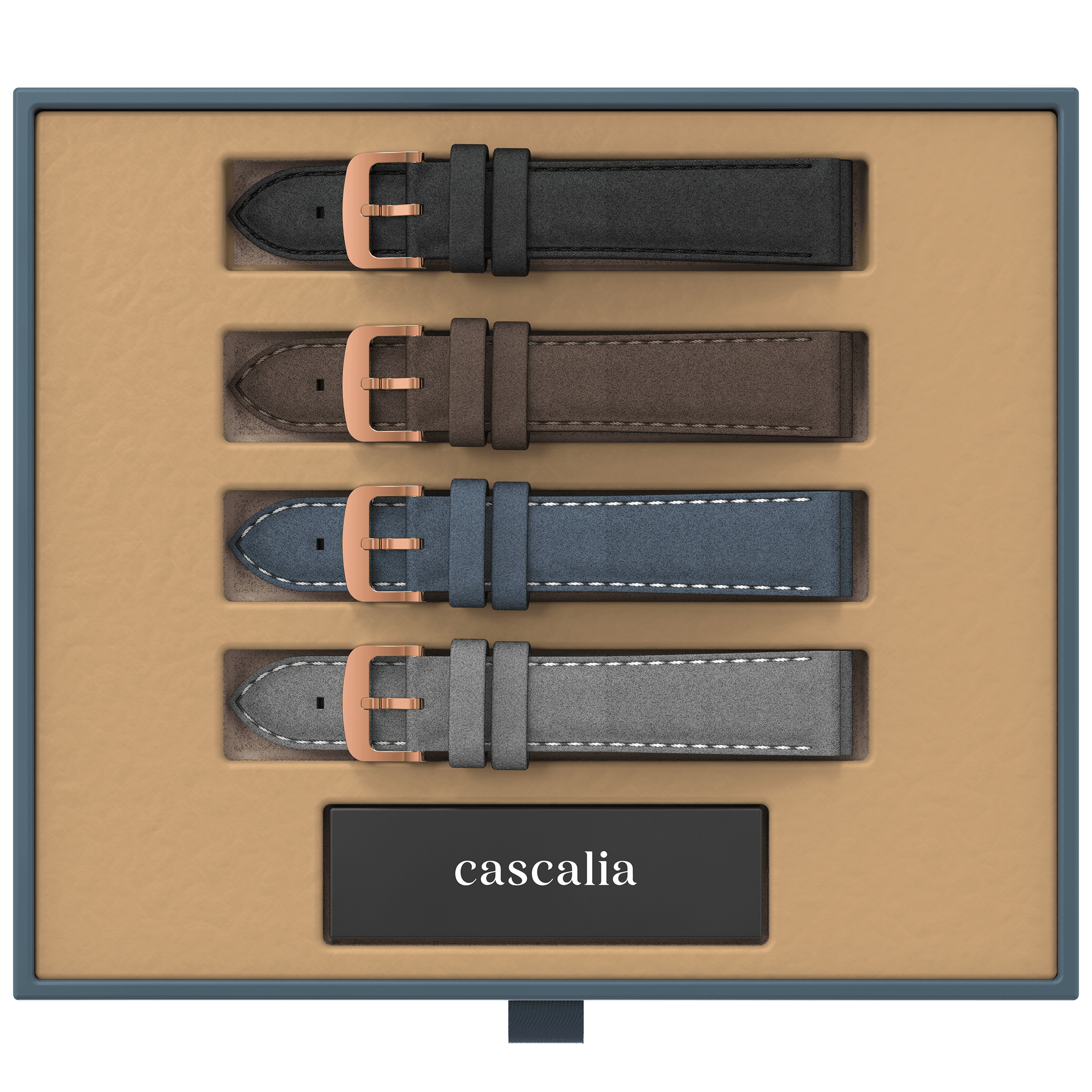 Suede bracelet set - Cascalia