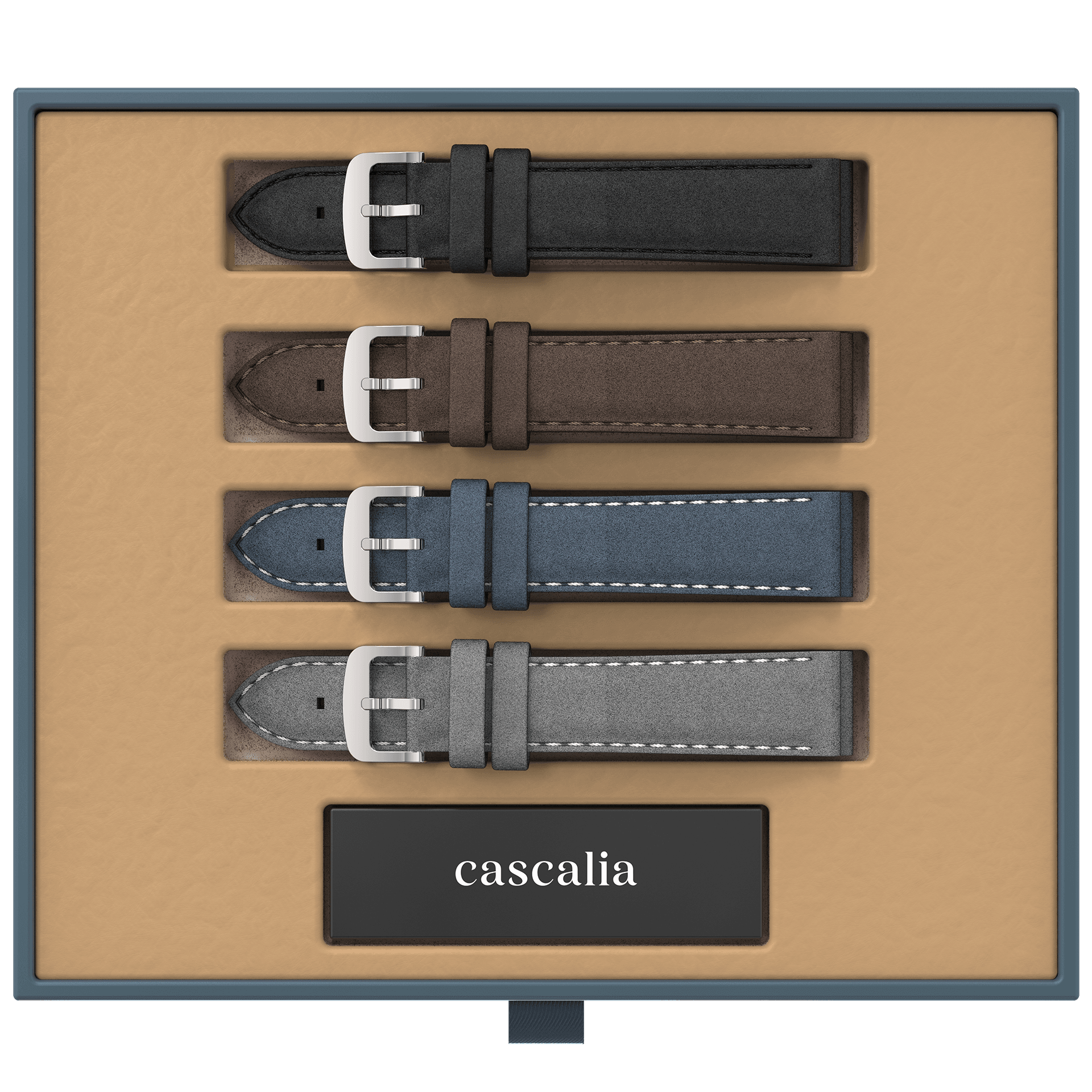Suede bracelet set - Cascalia