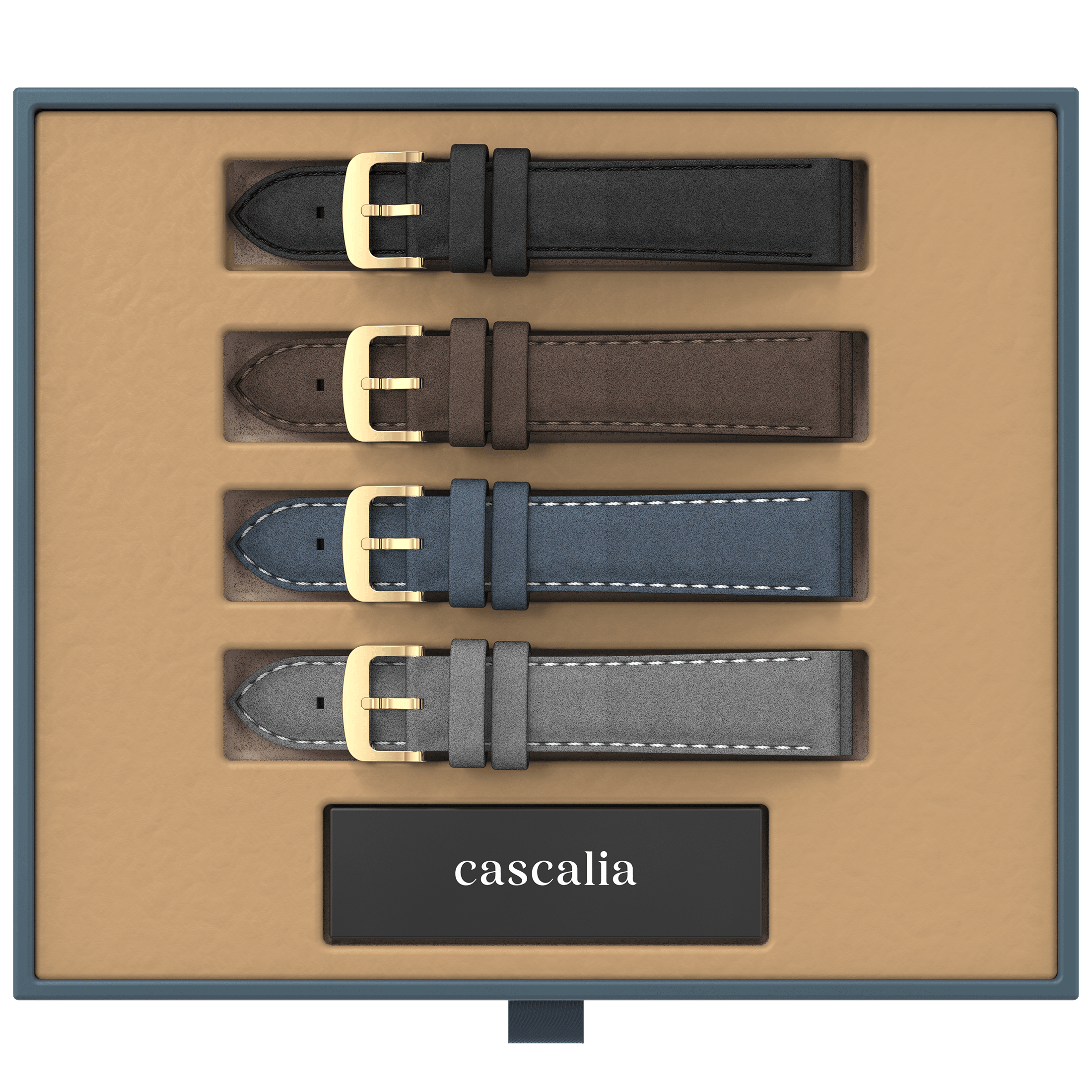 Suede bracelet set - Cascalia