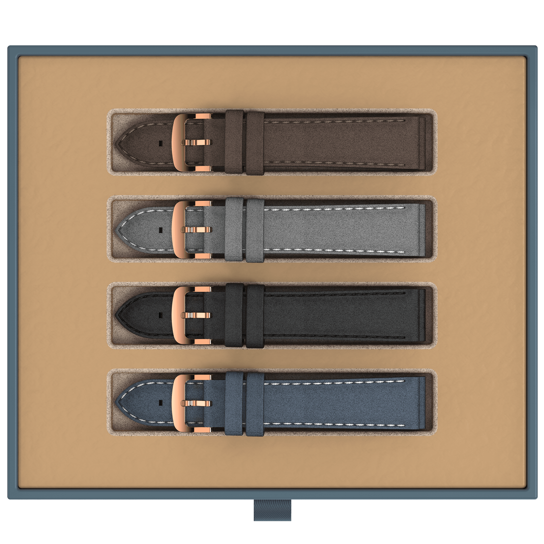 Suede bracelet set - Cascalia