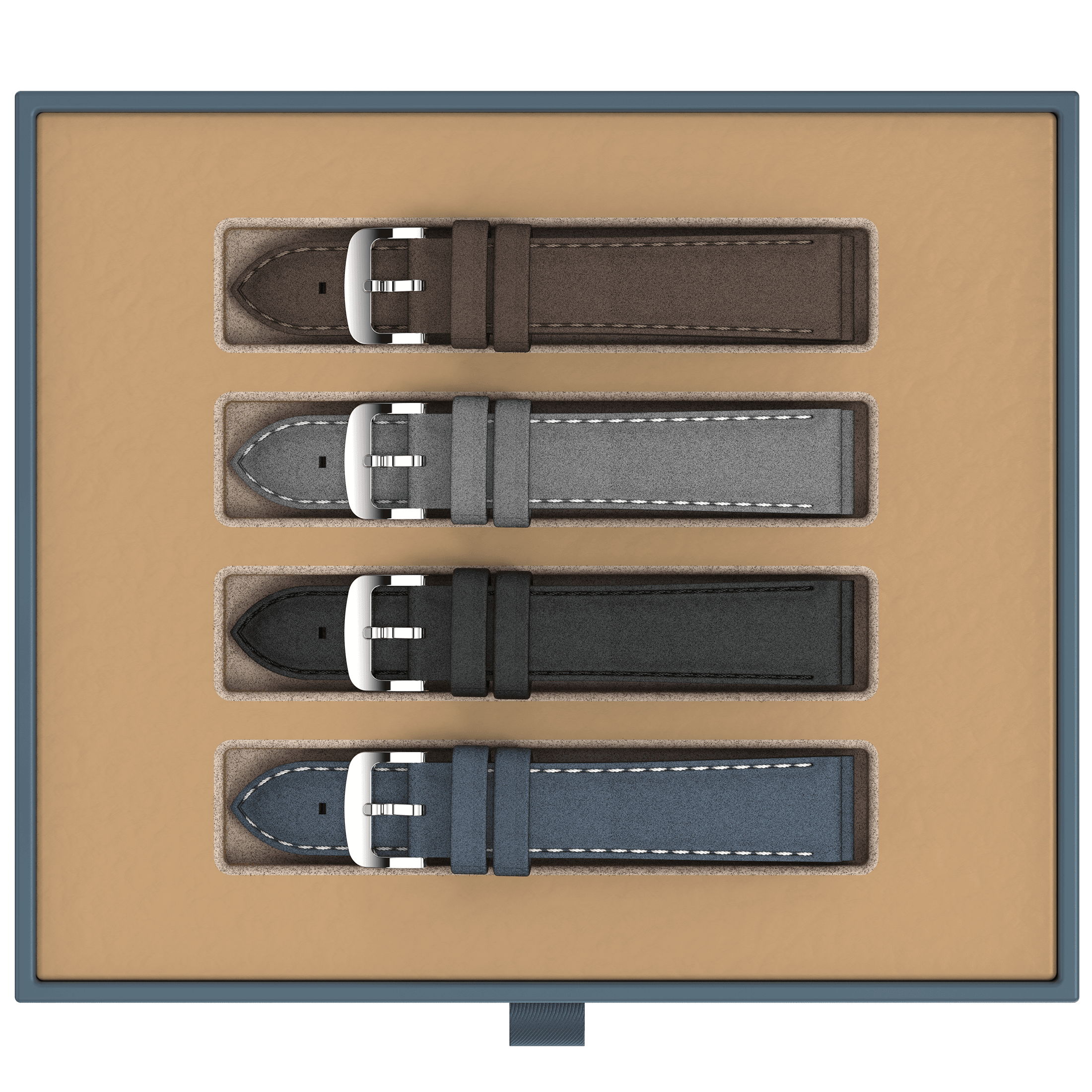 Suede bracelet set - Cascalia