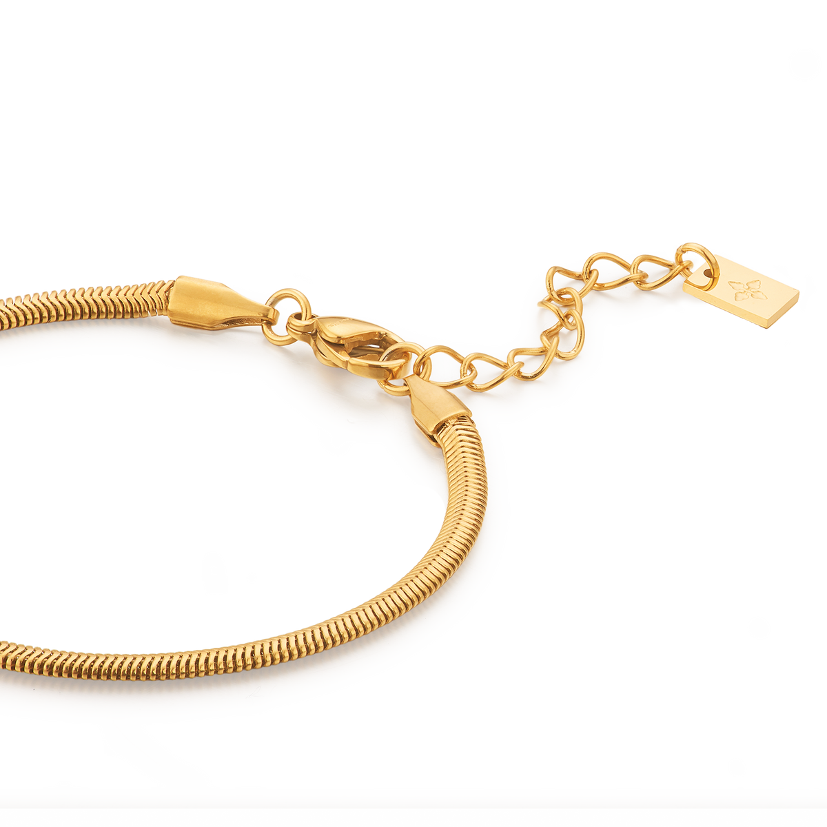 3mm Afra anklet – Gold