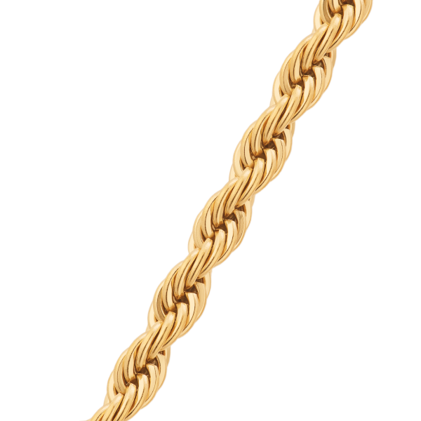 3mm Riviera anklet – Gold