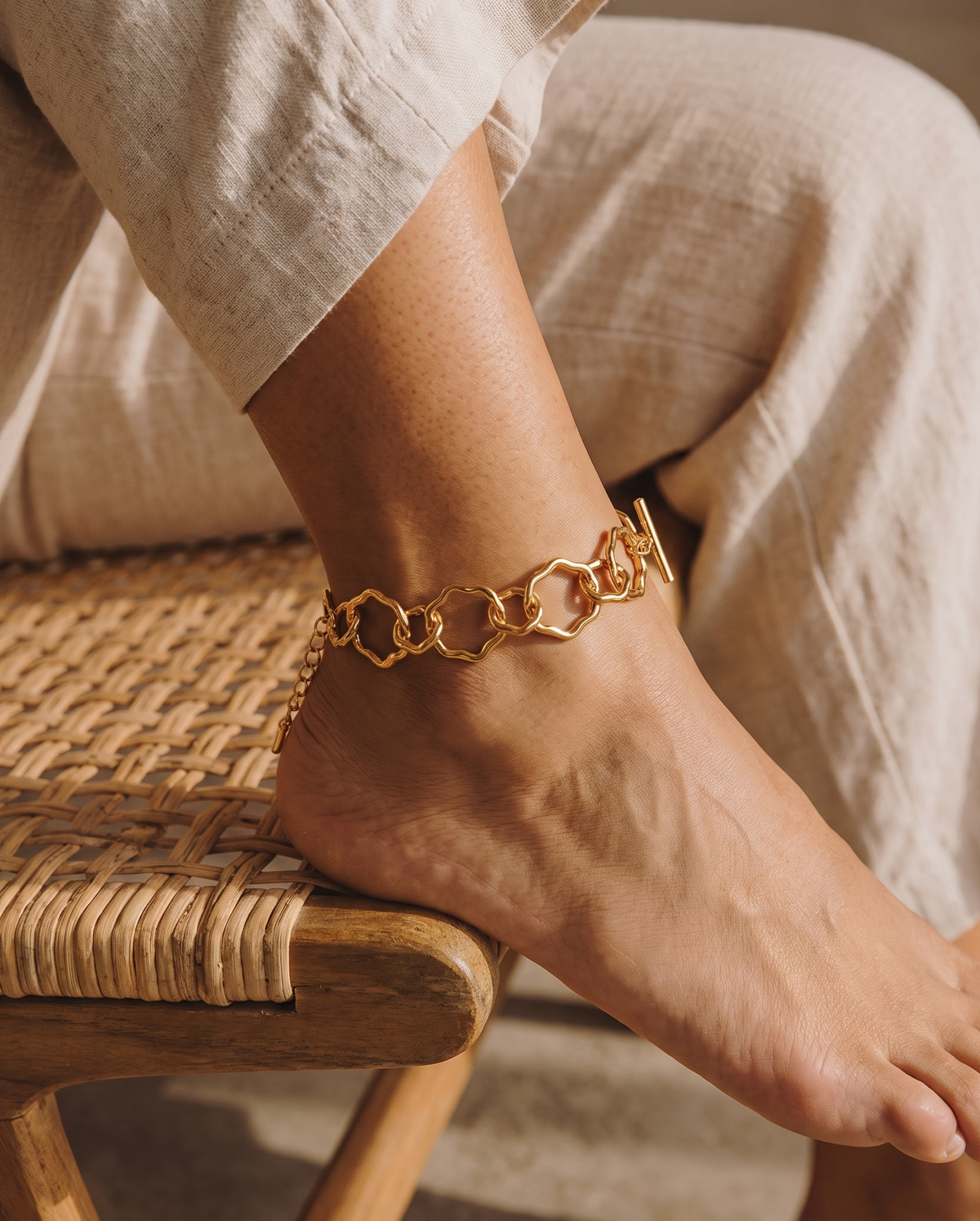 Alessia anklet – Gold