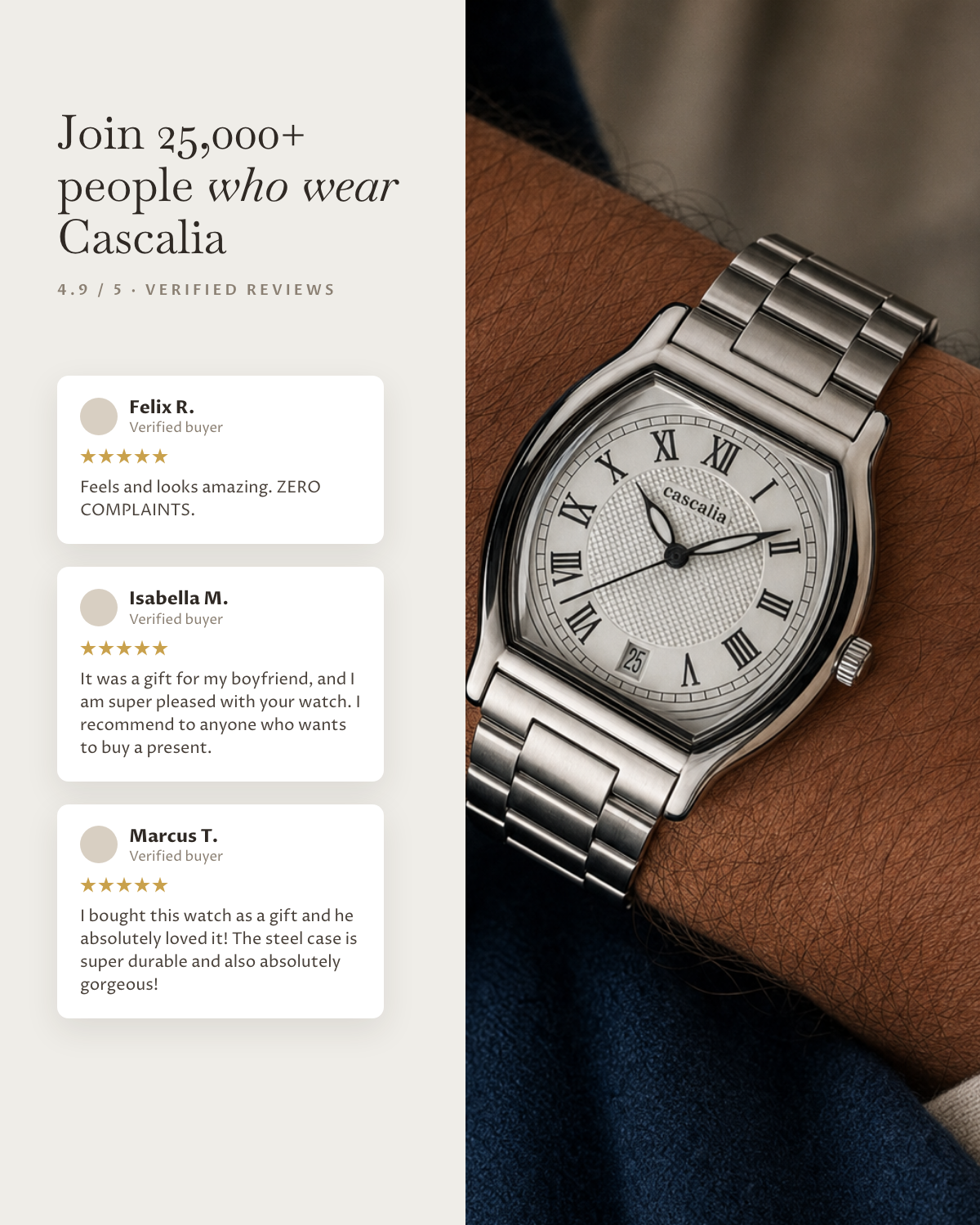 Caratello Steel Automatic