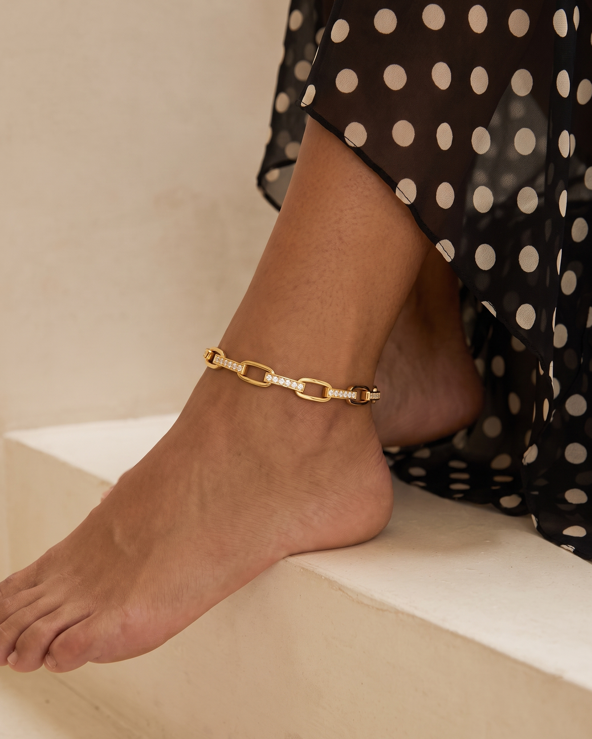 Clarissa anklet – Gold