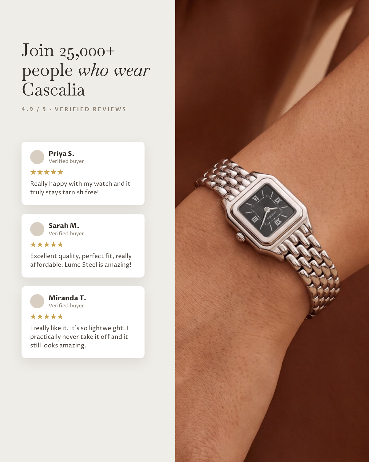 Lume Steel: verified customer reviews