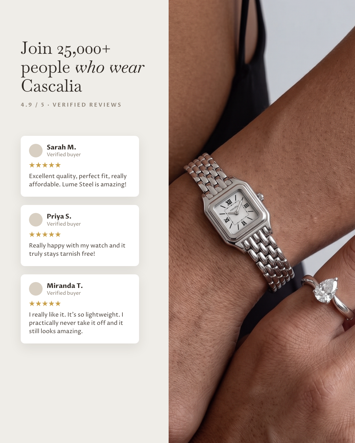 Lume Steel: verified customer reviews