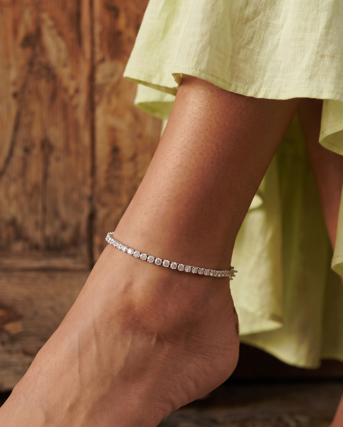 Marcella anklet – Steel