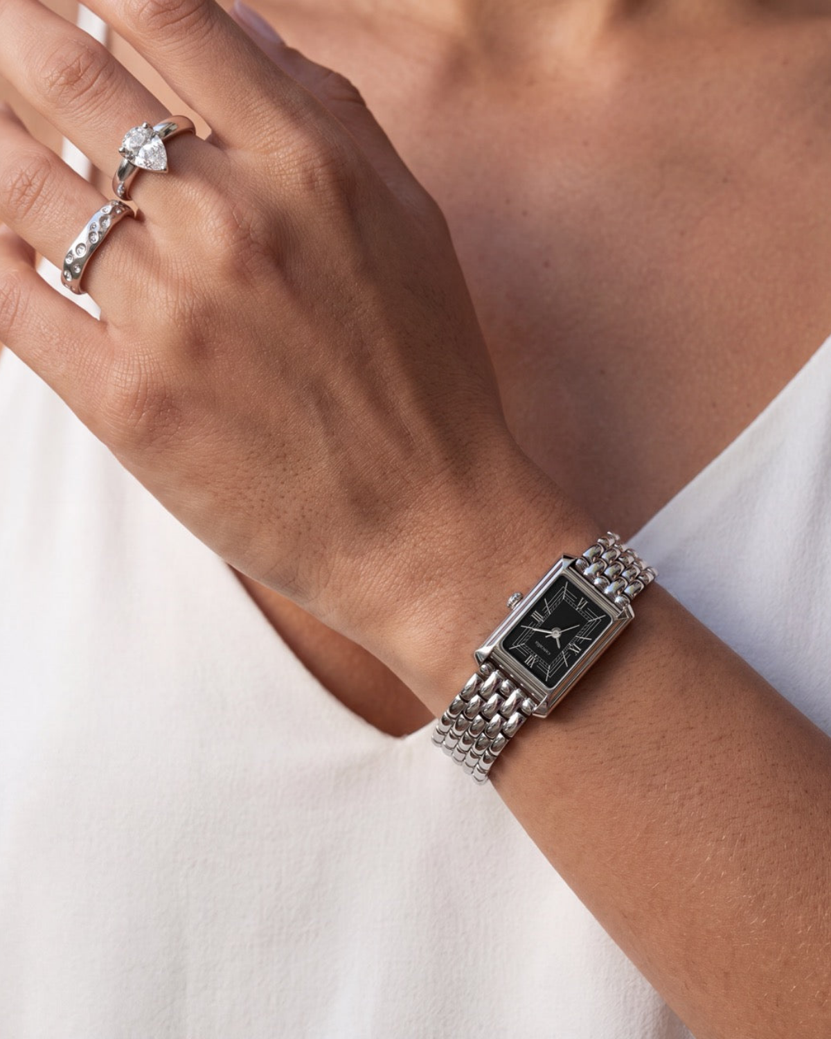 Muse Steel on the wrist