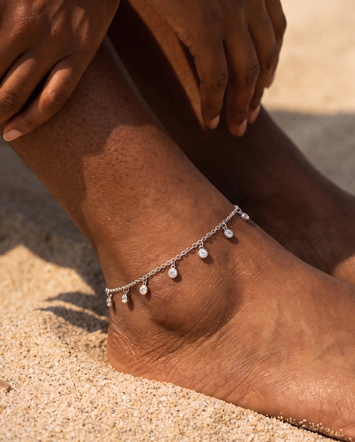 Ottavia anklet – Steel