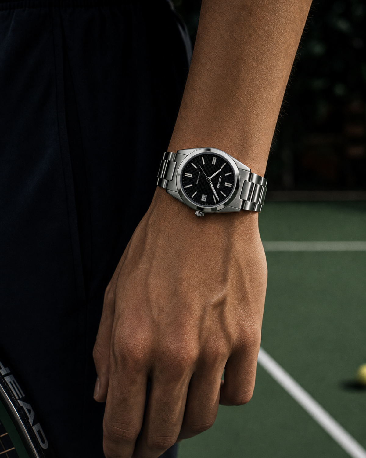 Solara Automatic Black on the wrist