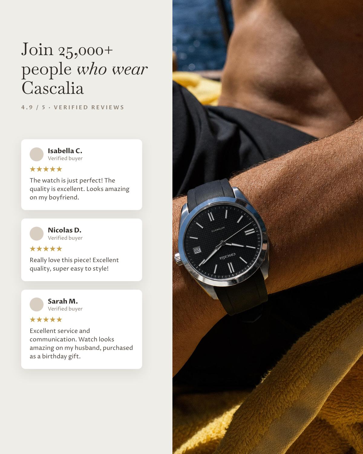 Solara Automatic Black: verified customer reviews