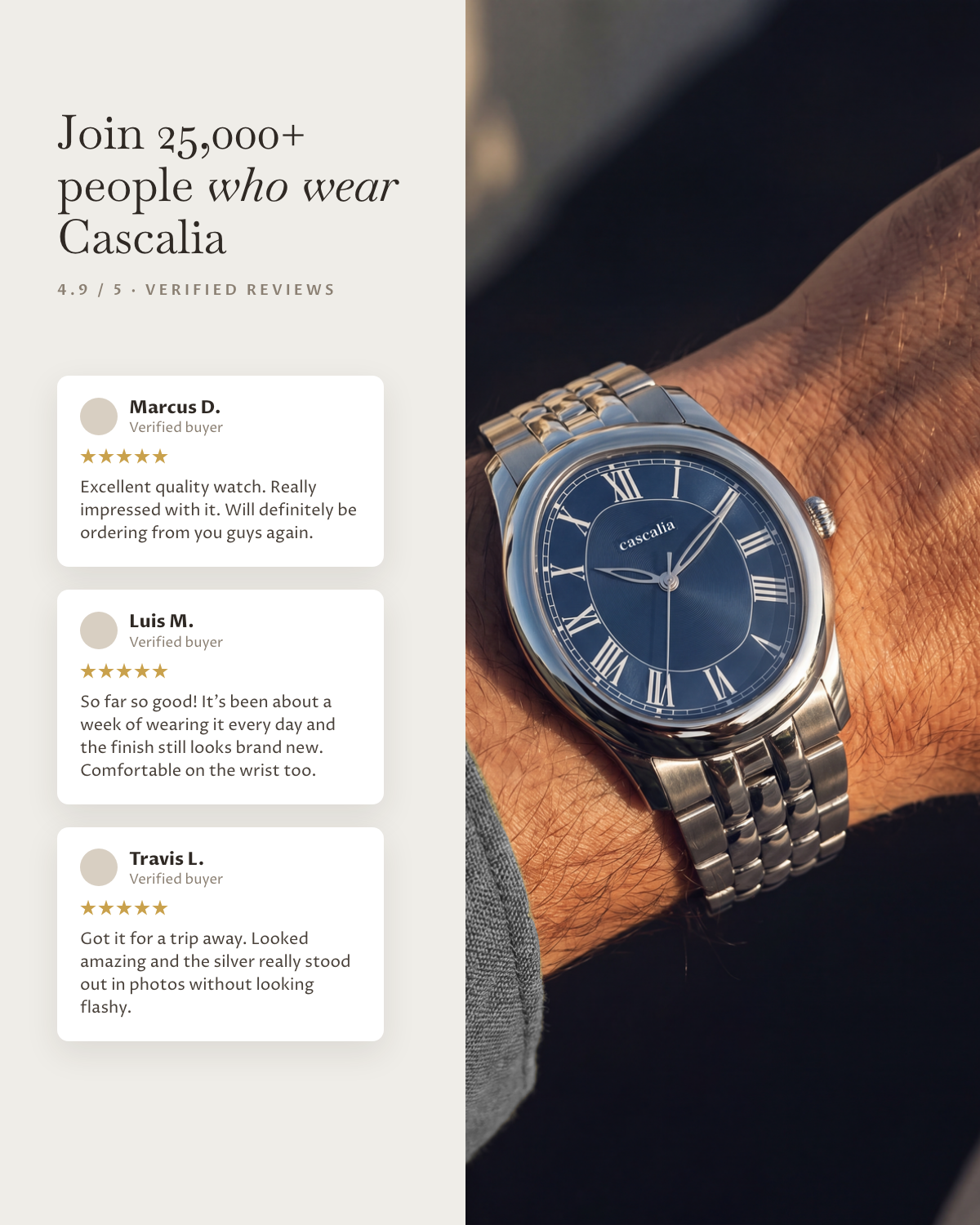 Tero Steel Blue: verified customer reviews