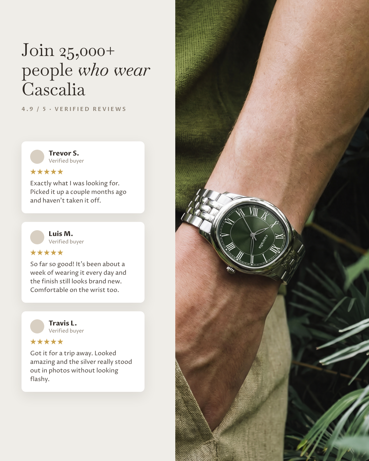 Tero Steel Green: verified customer reviews