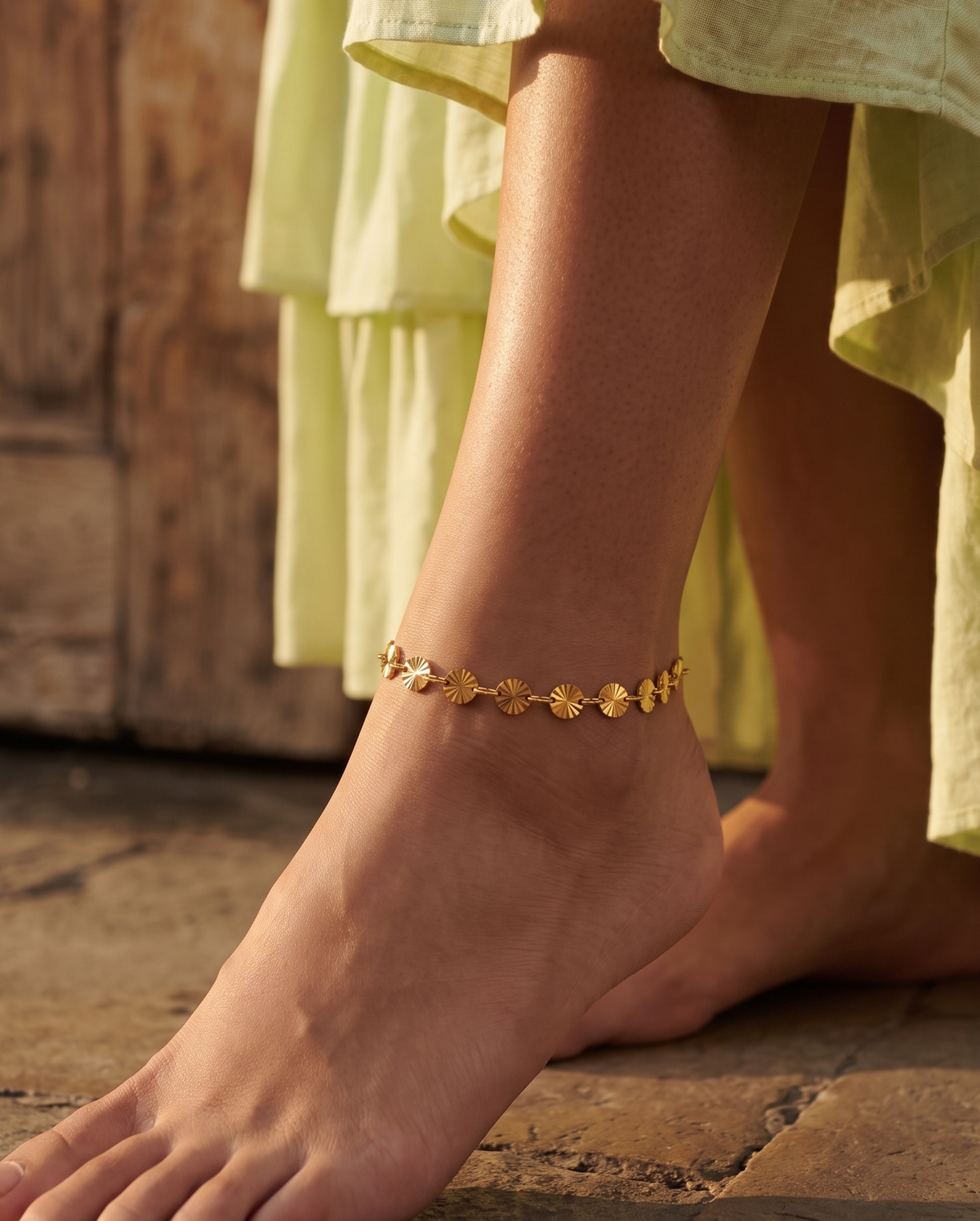 Viviana anklet – Gold