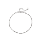1.5mm Riviera anklet – Steel