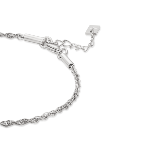 1.5mm Riviera anklet – Steel