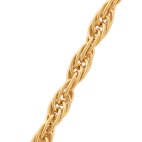 1.5mm Riviera anklet – Gold