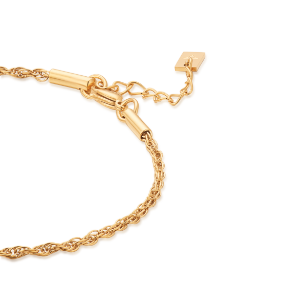 1.5mm Riviera anklet – Gold
