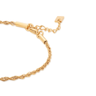 1.5mm Riviera anklet – Gold