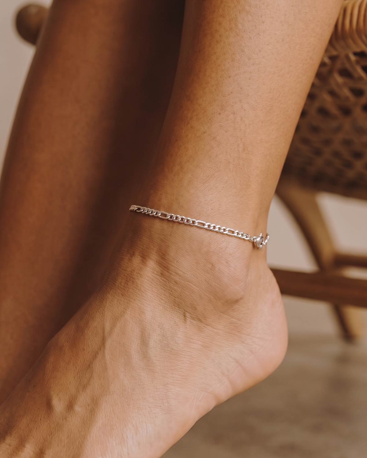 1.5mm Sira anklet – Steel