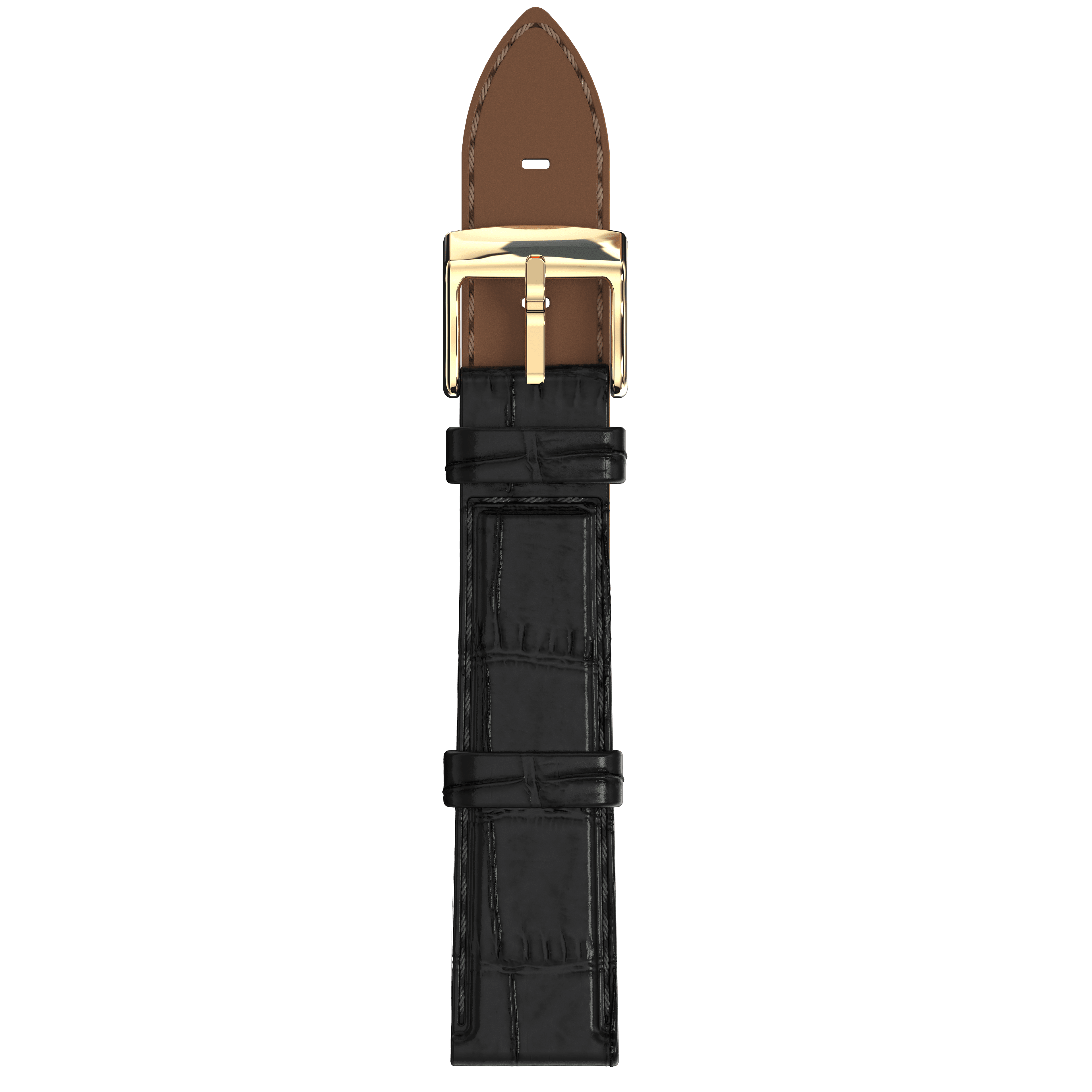 Black alligator Strap - Cascalia
