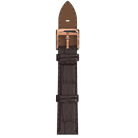 Brown alligator Strap - Cascalia