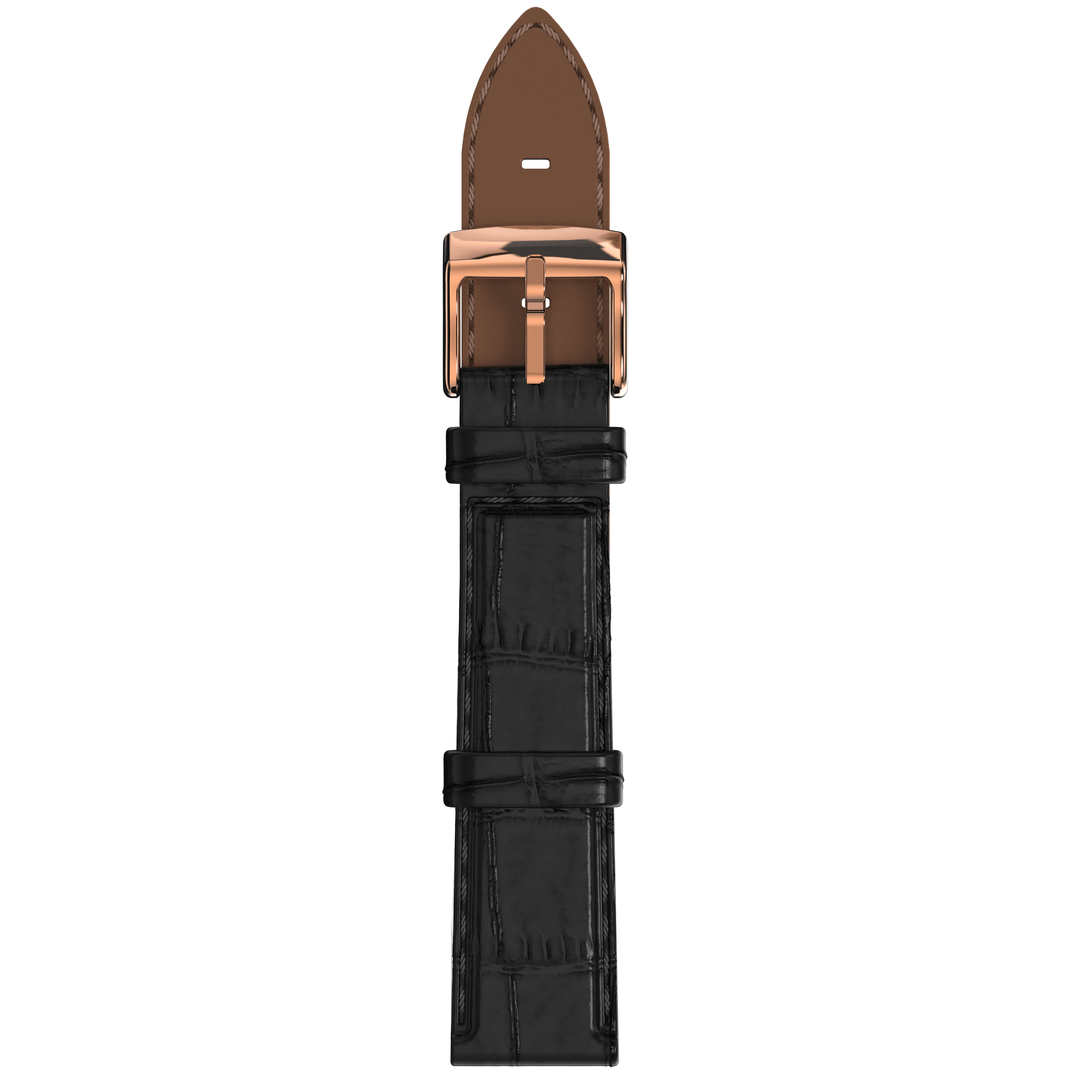 Black alligator Strap - Cascalia