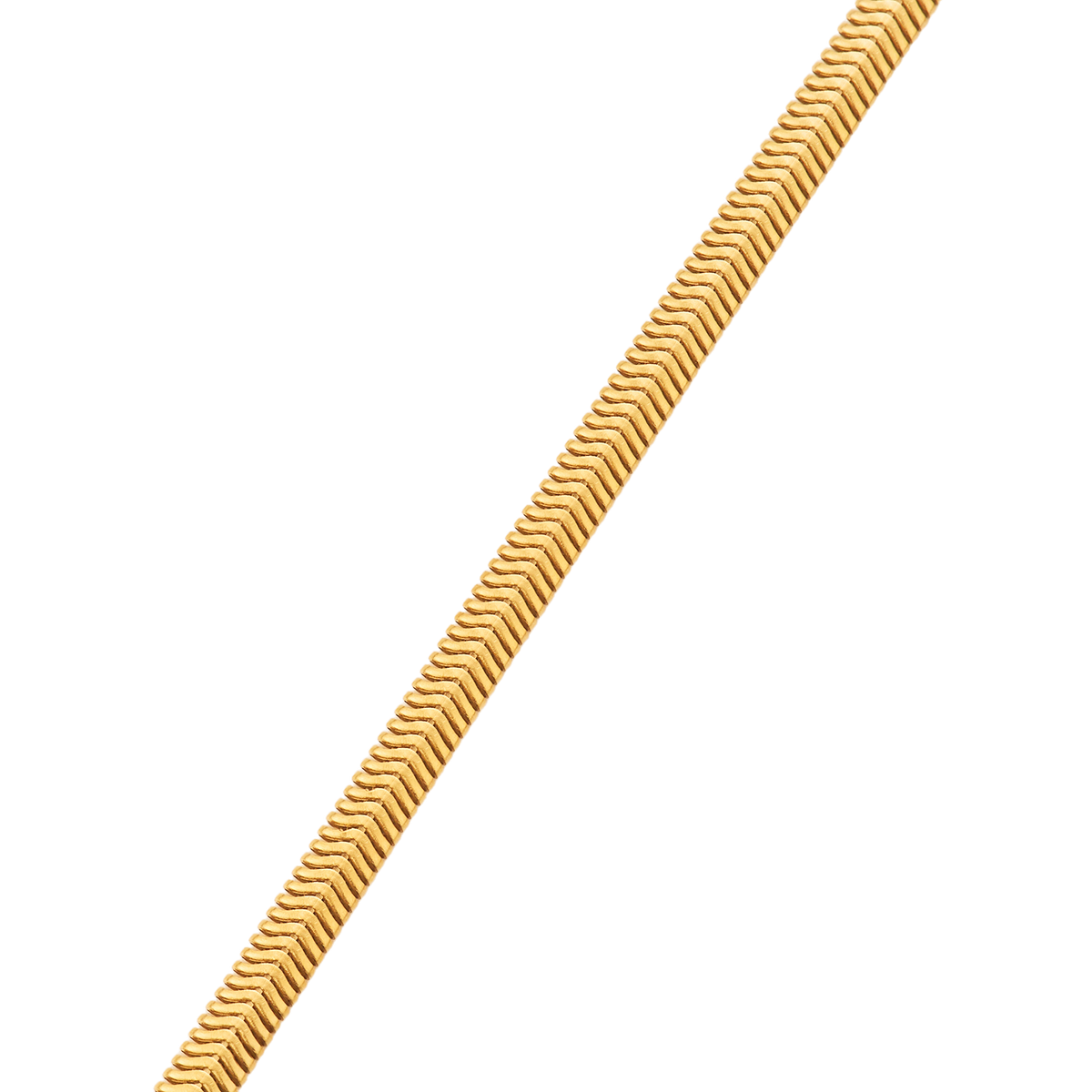 3mm Afra anklet – Gold
