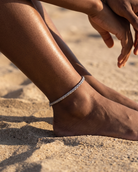 3mm Delfina anklet – Steel