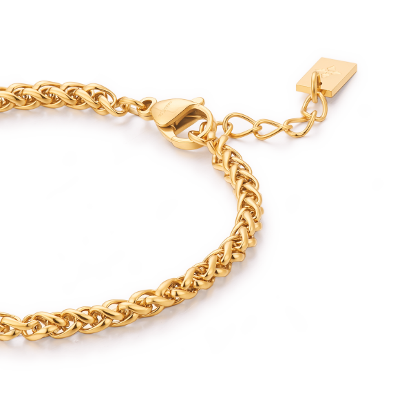 3mm Delfina anklet – Gold