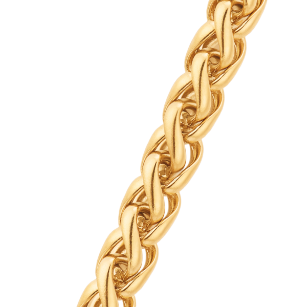 3mm Delfina anklet – Gold