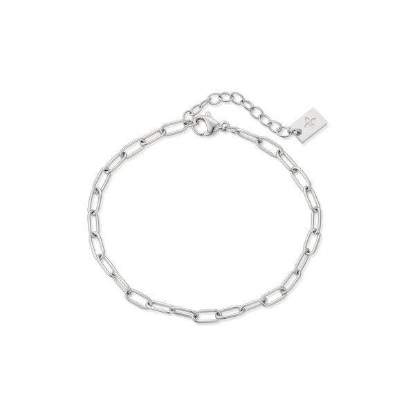 3mm Ezia anklet – Steel