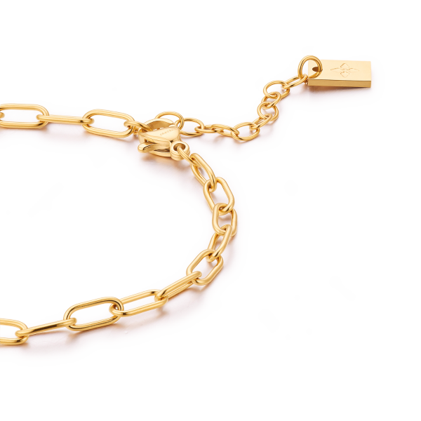 3mm Ezia anklet – Gold
