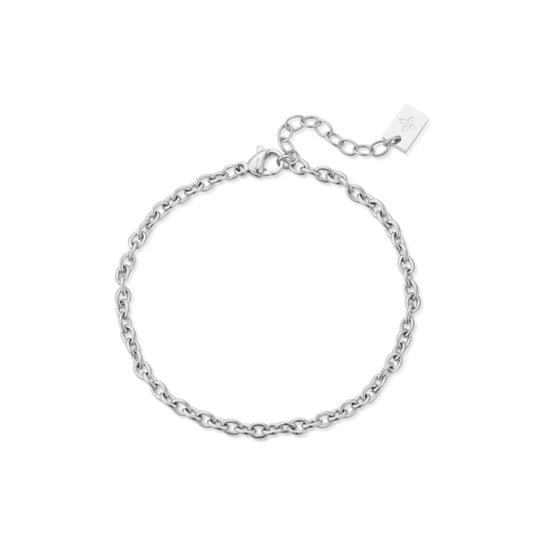 3mm Fina anklet – Steel