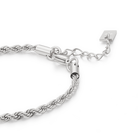 3mm Riviera anklet – Steel