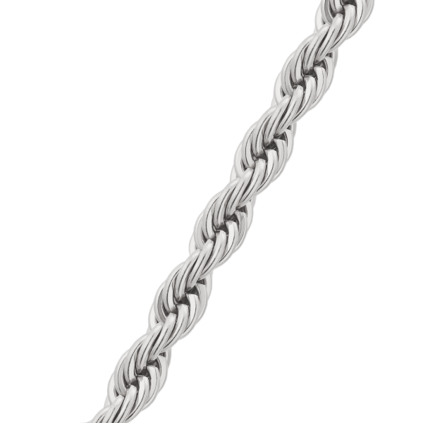 3mm Riviera anklet – Steel