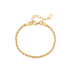 3mm Riviera anklet – Gold