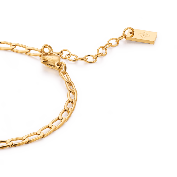 3mm Zefira anklet – Gold
